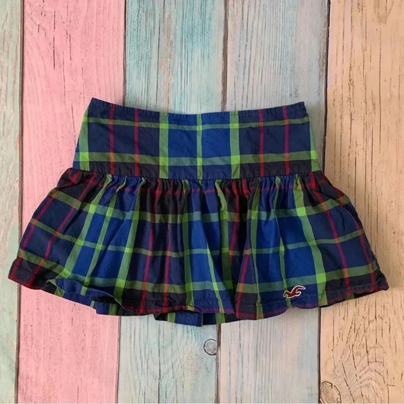 Hollister plaid micro mini skirt - Picture 2 of 8